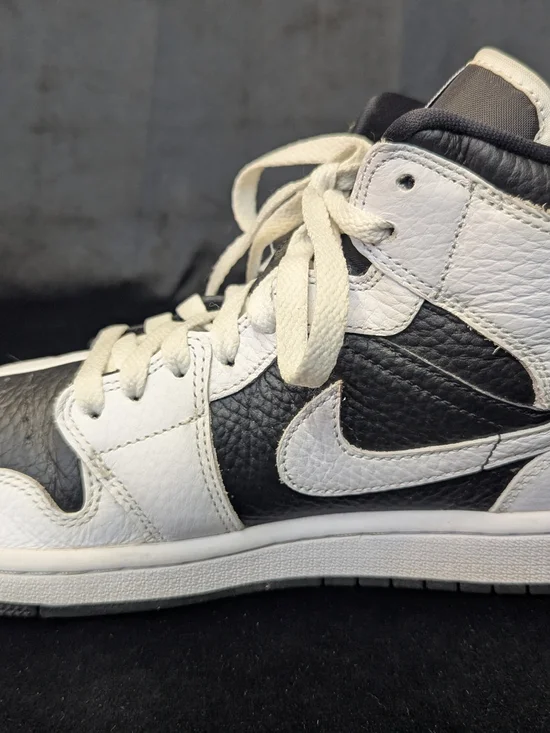 Sz 8M/9.5W Nike Jordans 1 Mid Split Black White Womens Mids Sneakers DR0501-101 - Picture 11 of 15